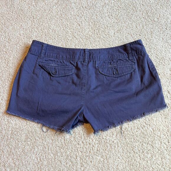 Mossimo periwinkle distressed mini shorts! - Picture 2 of 6